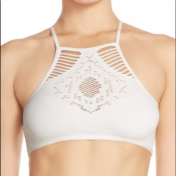 NWOT Free People Intimately Hanalei White Seamless Bralette - Picture 2 of 6
